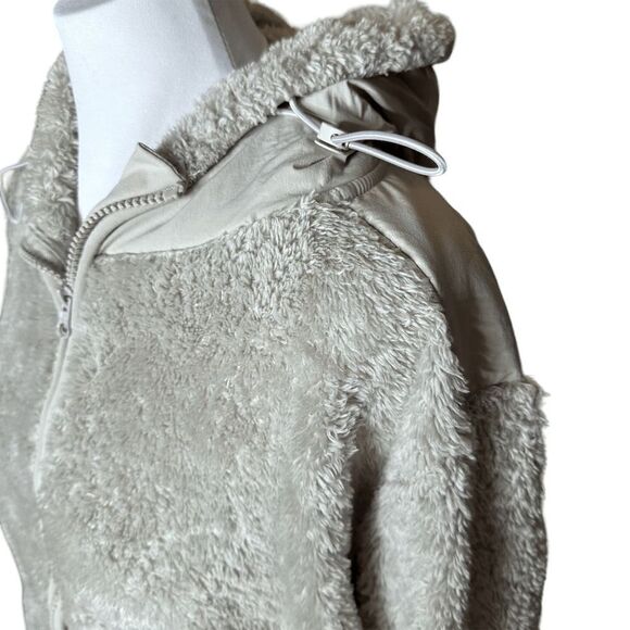 Ziya storm sherpa block small full zip grey hoodie jacket - Picture 10 of 13